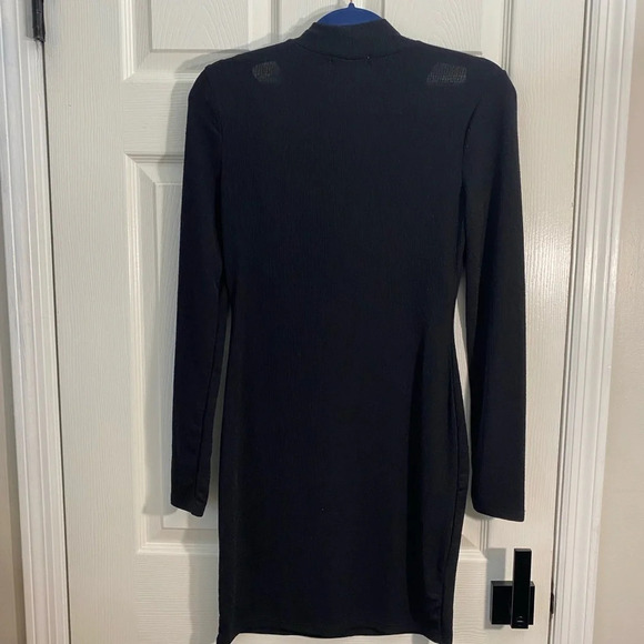 Black Cut-Out Dress - Picture 7 of 8